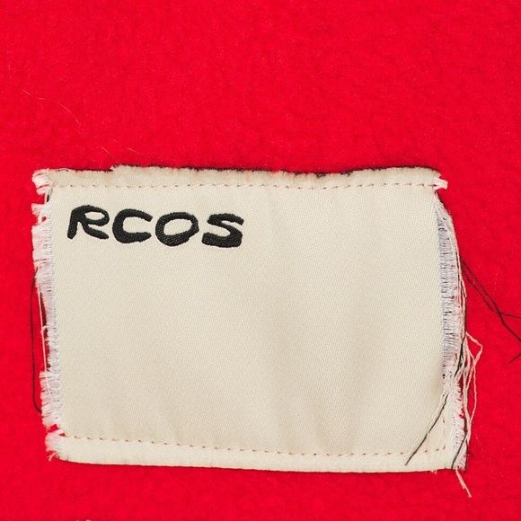 NWT RC Outdoor Supply Sherpa Fleece Collared Pullover in Red & Grey large - Picture 5 of 10